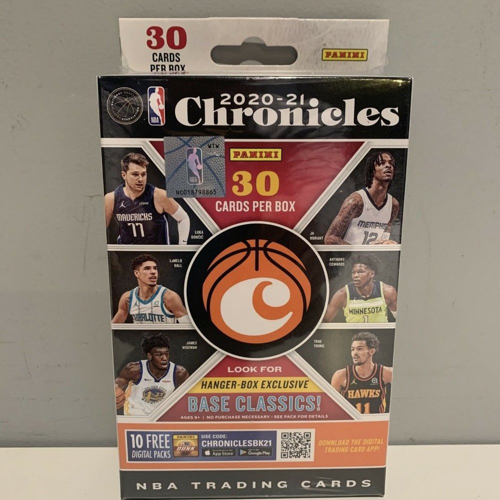 2020-21 Panini‎ CHRONICLES NBA BASKETBALL HANGER BOX BRAND NEW FACTORY SEALED